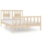 vidaXL Massivholzbett 140x190 cm vidaXL Massivholzbett 140x190 cm