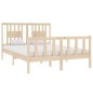 vidaXL Massivholzbett 140x190 cm vidaXL Massivholzbett 140x190 cm