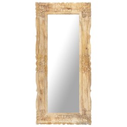 vidaXL Spiegel 110x50 cm Massivholz Mango 