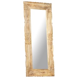 vidaXL Spiegel 110x50 cm Massivholz Mango 