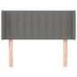 vidaXL Kopfteil mit Ohren Dunkelgrau 83x16x78/88 cm Stoff vidaXL Kopfteil mit Ohren Dunkelgrau 83x16x78/88 cm Stoff