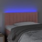 vidaXL LED Kopfteil Rosa 90x5x78/88 cm Samt vidaXL LED Kopfteil Rosa 90x5x78/88 cm Samt