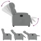 vidaXL Relaxsessel Hellgrau Stoff vidaXL Relaxsessel Hellgrau Stoff