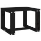 vidaXL Garten-Beistelltisch Schwarz 40x38x28,5 cm Massivholz Kiefer vidaXL Garten-Beistelltisch Schwarz 40x38x28,5 cm Massivholz Kiefer