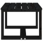 vidaXL Garten-Beistelltisch Schwarz 40x38x28,5 cm Massivholz Kiefer vidaXL Garten-Beistelltisch Schwarz 40x38x28,5 cm Massivholz Kiefer