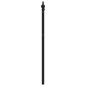 vidaXL Kopfteil Metall Schwarz 90 cm