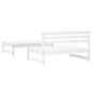 vidaXL 2-tlg. Garten-Lounge-Set Weiß Massivholz Kiefer vidaXL 2-tlg. Garten-Lounge-Set Weiß Massivholz Kiefer