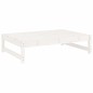 vidaXL 2-tlg. Garten-Lounge-Set Weiß Massivholz Kiefer vidaXL 2-tlg. Garten-Lounge-Set Weiß Massivholz Kiefer