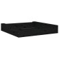 vidaXL Sandkasten mit Sitzen Schwarz Quadratisch Massivholz Kiefer vidaXL Sandkasten mit Sitzen Schwarz Quadratisch Massivholz Kiefer