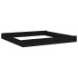 vidaXL Sandkasten mit Sitzen Schwarz Quadratisch Massivholz Kiefer vidaXL Sandkasten mit Sitzen Schwarz Quadratisch Massivholz Kiefer