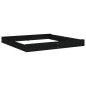 vidaXL Sandkasten mit Sitzen Schwarz Quadratisch Massivholz Kiefer vidaXL Sandkasten mit Sitzen Schwarz Quadratisch Massivholz Kiefer