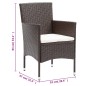 11-tlg. Garten-Essgruppe Poly Rattan Braun 11-tlg. Garten-Essgruppe Poly Rattan Braun