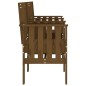 vidaXL Gartenbank mit Tisch 2-Sitzer Honigbraun Massivholz Kiefer vidaXL Gartenbank mit Tisch 2-Sitzer Honigbraun Massivholz Kiefer