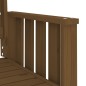 vidaXL Gartenbank mit Tisch 2-Sitzer Honigbraun Massivholz Kiefer vidaXL Gartenbank mit Tisch 2-Sitzer Honigbraun Massivholz Kiefer