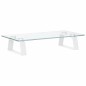 vidaXL Monitorständer Weiß 40x20x8 cm Hartglas und Metall vidaXL Monitorständer Weiß 40x20x8 cm Hartglas und Metall