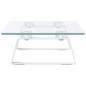 vidaXL Monitorständer Weiß 40x20x8 cm Hartglas und Metall vidaXL Monitorständer Weiß 40x20x8 cm Hartglas und Metall