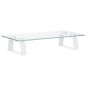 vidaXL Monitorständer Weiß 40x20x8 cm Hartglas und Metall vidaXL Monitorständer Weiß 40x20x8 cm Hartglas und Metall