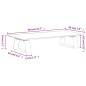 vidaXL Monitorständer Weiß 40x20x8 cm Hartglas und Metall vidaXL Monitorständer Weiß 40x20x8 cm Hartglas und Metall
