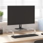 vidaXL Monitorständer Weiß 60x35x8 cm Hartglas und Metall vidaXL Monitorständer Weiß 60x35x8 cm Hartglas und Metall
