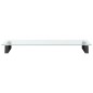 vidaXL Monitorständer Schwarz 80x35x8 cm Hartglas und Metall vidaXL Monitorständer Schwarz 80x35x8 cm Hartglas und Metall