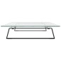 vidaXL Monitorständer Schwarz 80x35x8 cm Hartglas und Metall vidaXL Monitorständer Schwarz 80x35x8 cm Hartglas und Metall