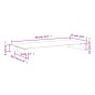 vidaXL Monitorständer Schwarz 80x35x8 cm Hartglas und Metall vidaXL Monitorständer Schwarz 80x35x8 cm Hartglas und Metall
