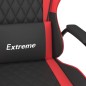 vidaXL Gaming-Stuhl mit Massagefunktion Schwarz und Rot Kunstleder vidaXL Gaming-Stuhl mit Massagefunktion Schwarz und Rot Kunstleder