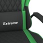 vidaXL Gaming-Stuhl mit Massagefunktion Schwarz und Grün Kunstleder vidaXL Gaming-Stuhl mit Massagefunktion Schwarz und Grün Kunstleder