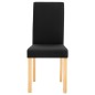 vidaXL Esszimmerstühle 4 Stk. Schwarz Stoff vidaXL Esszimmerstühle 4 Stk. Schwarz Stoff