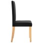 vidaXL Esszimmerstühle 4 Stk. Schwarz Stoff vidaXL Esszimmerstühle 4 Stk. Schwarz Stoff