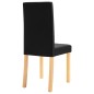 vidaXL Esszimmerstühle 4 Stk. Schwarz Stoff vidaXL Esszimmerstühle 4 Stk. Schwarz Stoff