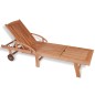 vidaXL Sonnenliege Massivholz Teak vidaXL Sonnenliege Massivholz Teak