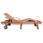 vidaXL Sonnenliege Massivholz Teak vidaXL Sonnenliege Massivholz Teak