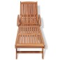 vidaXL Sonnenliege Massivholz Teak vidaXL Sonnenliege Massivholz Teak