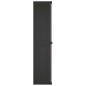 vidaXL Gartenschrank Grau und Schwarz 65x37x165 cm PP vidaXL Gartenschrank Grau und Schwarz 65x37x165 cm PP