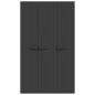 vidaXL Gartenschrank Schwarz 97x37x165 cm PP vidaXL Gartenschrank Schwarz 97x37x165 cm PP