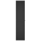 vidaXL Gartenschrank Schwarz 97x37x165 cm PP vidaXL Gartenschrank Schwarz 97x37x165 cm PP