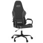 vidaXL Gaming-Stuhl Schwarz und Grau Kunstleder vidaXL Gaming-Stuhl Schwarz und Grau Kunstleder