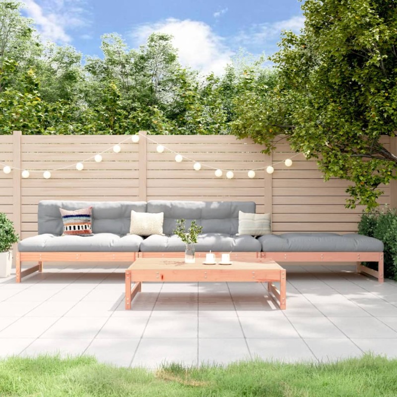 vidaXL 4-tlg. Garten-Lounge-Set Massivholz Douglasie vidaXL 4-tlg. Garten-Lounge-Set Massivholz Douglasie