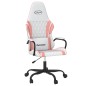 vidaXL Gaming-Stuhl mit Massagefunktion Weiß und Rosa Kunstleder vidaXL Gaming-Stuhl mit Massagefunktion Weiß und Rosa Kunstleder