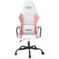 vidaXL Gaming-Stuhl mit Massagefunktion Weiß und Rosa Kunstleder vidaXL Gaming-Stuhl mit Massagefunktion Weiß und Rosa Kunstleder