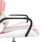 vidaXL Gaming-Stuhl mit Massagefunktion Weiß und Rosa Kunstleder vidaXL Gaming-Stuhl mit Massagefunktion Weiß und Rosa Kunstleder