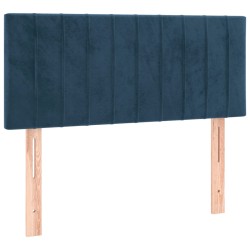 vidaXL Kopfteil Dunkelblau 90x5x78/88 cm Samt