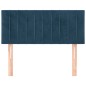vidaXL Kopfteil Dunkelblau 90x5x78/88 cm Samt