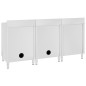 vidaXL Gastro-Spülenunterschrank 180x60x96 cm Edelstahl vidaXL Gastro-Spülenunterschrank 180x60x96 cm Edelstahl