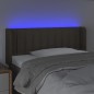 vidaXL LED Kopfteil Taupe 93x16x78/88 cm Stoff vidaXL LED Kopfteil Taupe 93x16x78/88 cm Stoff