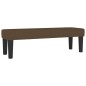 vidaXL Boxspringbett mit Matratze Dunkelbraun 140x190 cm Stoff vidaXL Boxspringbett mit Matratze Dunkelbraun 140x190 cm Stoff
