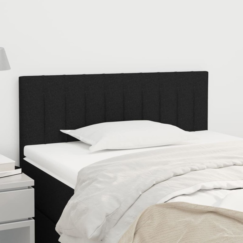 vidaXL Kopfteil Schwarz 100x5x78/88 cm Stoff vidaXL Kopfteil Schwarz 100x5x78/88 cm Stoff
