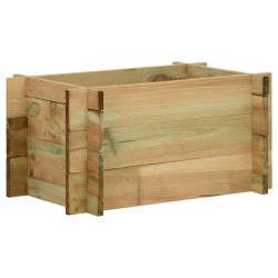vidaXL Pflanzkübel Hochbeet Kiefernholz Imprägniert 40 cm 