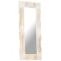 vidaXL Spiegel Weiß 110x50 cm Mango Massivholz vidaXL Spiegel Weiß 110x50 cm Mango Massivholz